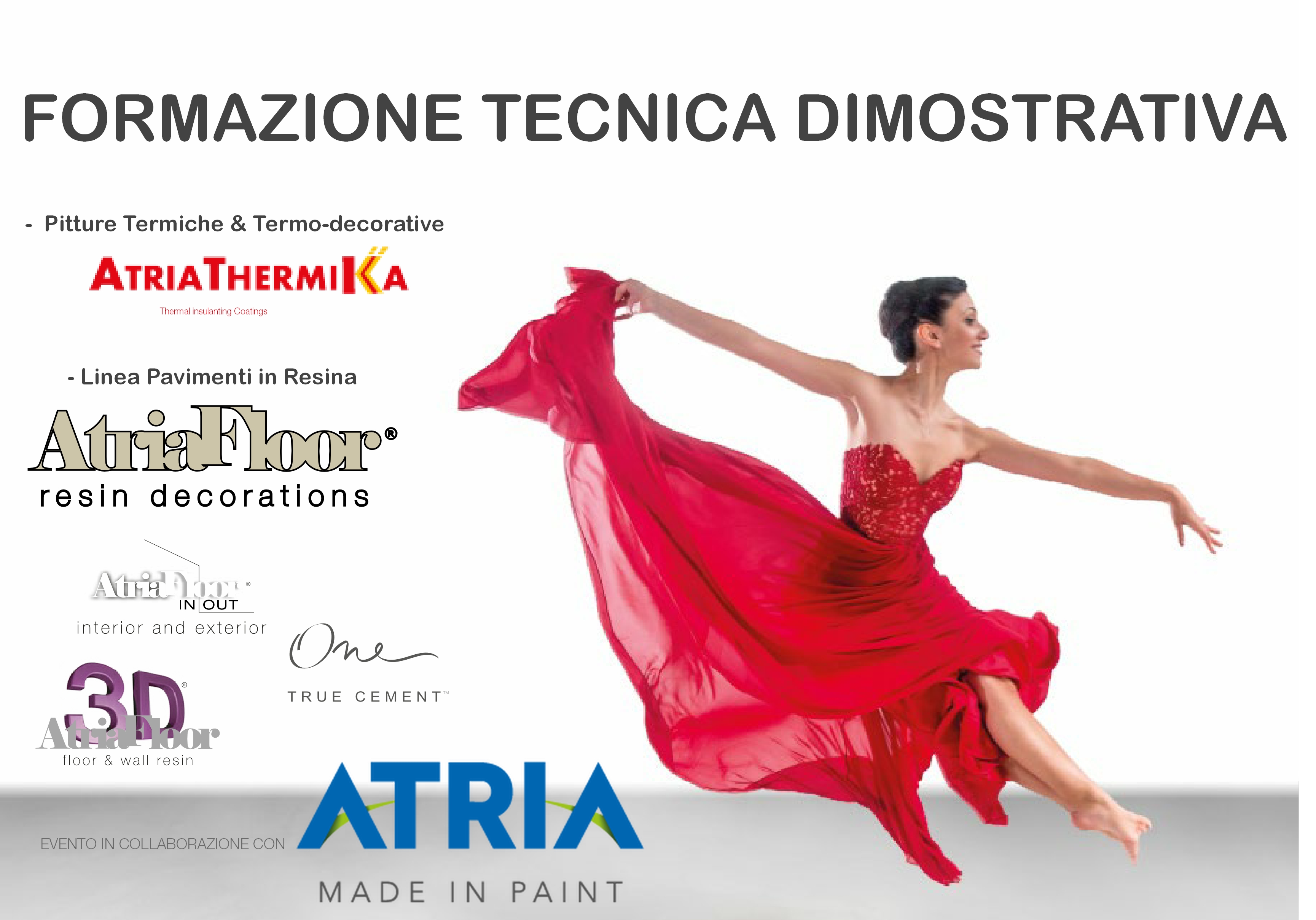 Formazione Tecnica Dimostrativa Pitture Termiche e Pavimenti in resina Ditta Atria SPA