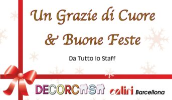 Auguri di Buone Feste da Tutto Lo Staff della Decorcasa Caliri