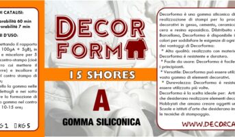 DECOR FORMA – Gomma Siliconica da Colaggio