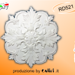 RD521 Rosone in Gesso decorato Cm 56