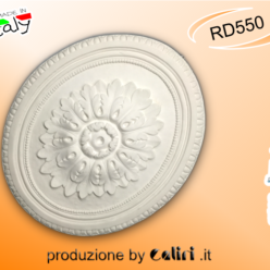 RD550 Rosone Ovale Decorato cm 42x49