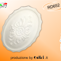 RD652 Rosone Ovale Decorato cm 42x30