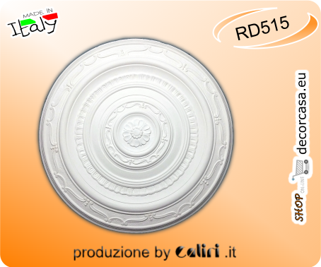 RD515 Rosone in Gesso Decorato cm 43