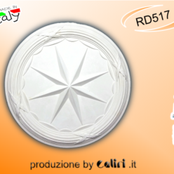 RD517 Rosone in Gesso Decorato cm 43
